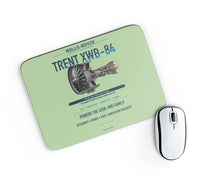 Thumbnail for TRENT XWB-84 design on light green rectangle mouse pad