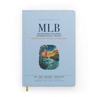 Thumbnail for Melbourne Orlando International Airport (MLB) design on light blue notebook