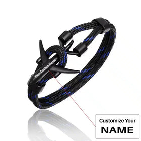 (Edition 2) Stylish Airplane Shape Bracelets Black (Mixed Colours)