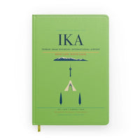Thumbnail for Tehran Imam Khomeini International Airport (IKA) design on light green notebook