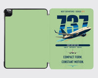 Thumbnail for Boeing 737-700 NG design on light green ipad tablet case