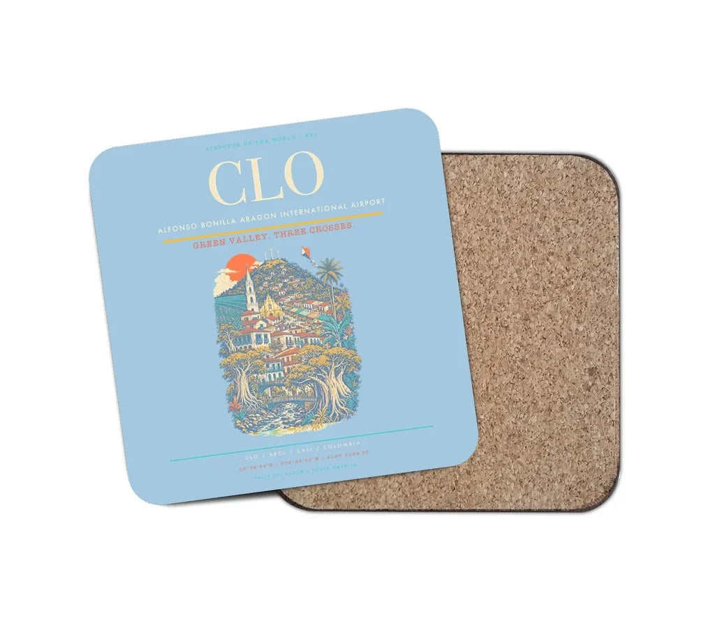 Alfonso Bonilla Aragon International Airport CLO Coaster 1-Piece - Light Blue
