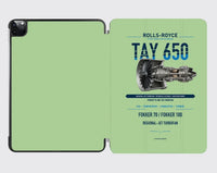 Thumbnail for TAY 650 design on light green ipad tablet case