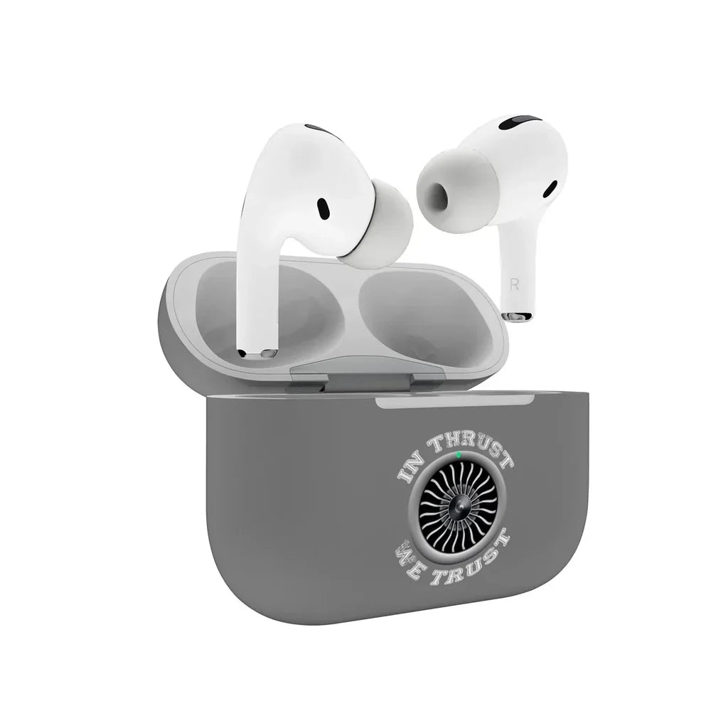 In Thrust We Trust (Vol 2) AirPods Pro plastic case - Dark Gray