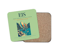 Thumbnail for Terrance B. Lettsome International Airport (EIS) design on light green 1 piece coaster