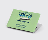 Thumbnail for Daher TBM 960 design on light green MacBook case