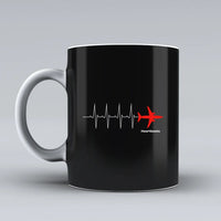Thumbnail for Customisable Aviation Heartbeats Mug - view 4