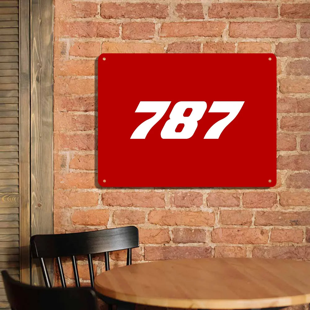 Boeing 787 Metal Sign - view 4