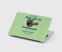 Thumbnail for TRENT 1000 TEN design on light green MacBook case