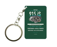 Thumbnail for 915 iS Key Chain design on dark green key chain