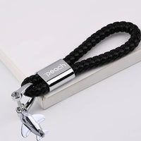 Thumbnail for Customisable Peach Airlines Design Leather Car Key Chain - view 4