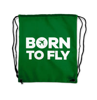 Thumbnail for Born to Fly Drawstring Bag - view 4