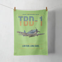 Thumbnail for TBD-1 Devastator design on light green towel