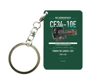 Thumbnail for CF34-10E Key Chain design on dark green key chain