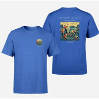 Thumbnail for VINTAGE G4366 - The Tidepool Classroom - Double-Side T-Shirt design on blue double side t shirt