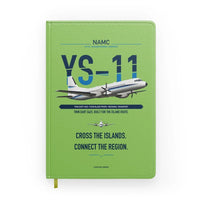 Thumbnail for NAMC YS-11A design on light green notebook