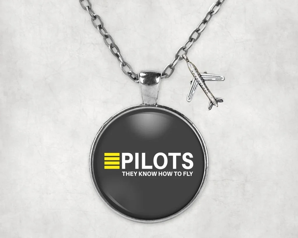 Pilots They Know How To Necklace - view 4