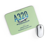 Thumbnail for Airbus A320P2F design on light green rectangle mouse pad