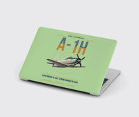 Thumbnail for A-1H Skyraider design on light green MacBook case