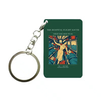 Thumbnail for VINTAGE G4515 - The Hospital Flight South - Designed Key Chain design on darkgreen