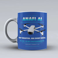 Thumbnail for ANAFI Ai Mug design on blue parrot