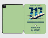 Thumbnail for Boeing 717-200 design on light green ipad tablet case