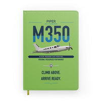 Thumbnail for Piper M350 design on light green notebook