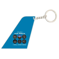 Thumbnail for Only Six Pack I Will Key Chain - view 4