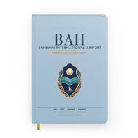 Thumbnail for Bahrain International Airport (BAH) design on light blue notebook