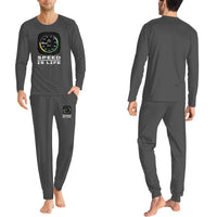 Thumbnail for Speed Is Life men pajamas - Gray