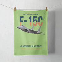 Thumbnail for F-15C Eagle Air Superiority No Substitute design on light green towel
