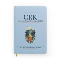 Thumbnail for Clark International Airport (CRK) design on light blue notebook