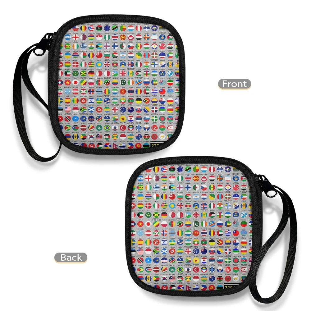 220 World's Flags Headphone Bag - view 4