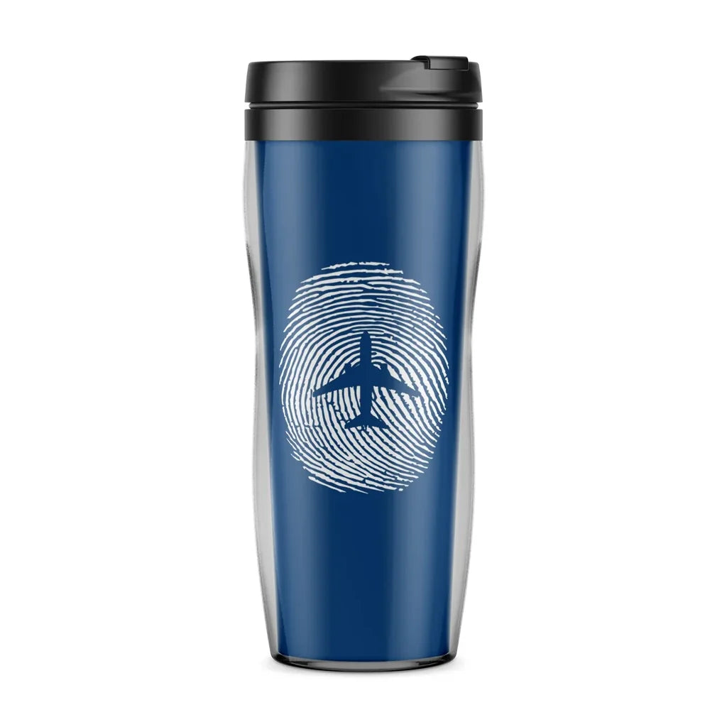 Aviation Finger Print Travel Mug - view 4