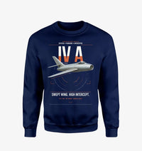 Thumbnail for Dassault Mystère IV A design on navy blue sweatshirt