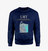 Thumbnail for Klamath Falls Airport (LMT) design on navy blue sweatshirt