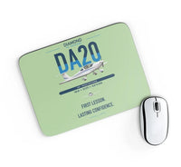 Thumbnail for Diamond DA20 design on light green rectangle mouse pad