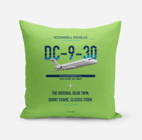 Thumbnail for McDonnell Douglas DC-9-30 design on light green pillow