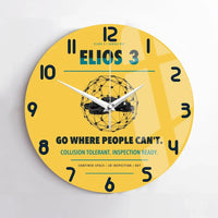 Thumbnail for Flyability Elios 3 design on yellow no frame wall clock