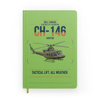 Thumbnail for Bell Canada CH-146 Griffon design on light green notebook