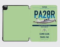 Thumbnail for Piper PA-28R Arrow III design on light green ipad tablet case