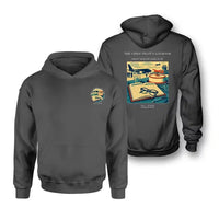 Thumbnail for VINTAGE G4426 - The Chief Pilot's Logbook - Double-Side Hoodie design on darkgray double side