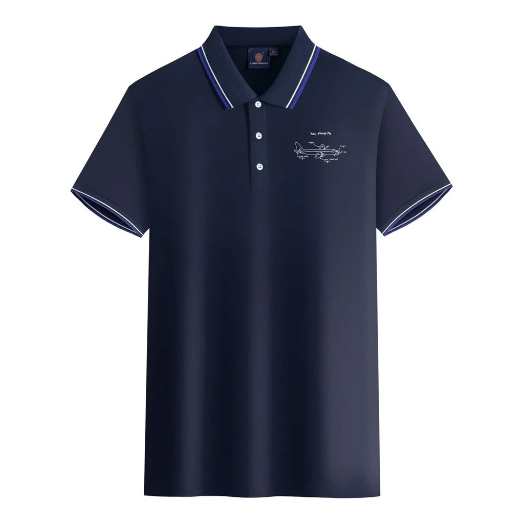 How Planes Fly Polo Shirt - view 4