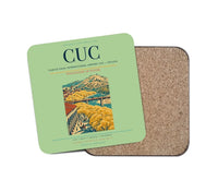Thumbnail for Camilo Daza International Airport (CUC) design on light green 1 piece coaster