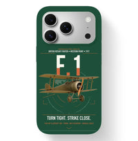 Thumbnail for Sopwith Camel F.1 design on dark green magsafe iphone case, for iPhone 17 Pro