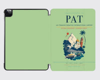Thumbnail for Jay Prakash Narayan International Airport (PAT) design on light green ipad tablet case