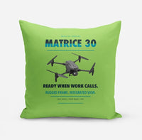 Thumbnail for DJI Matrice 30 design on light green pillow