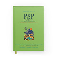 Thumbnail for Palm Springs International Airport (PSP) design on light green notebook