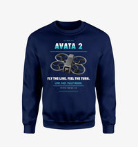 Thumbnail for DJI Avata 2 design on navy blue sweatshirt