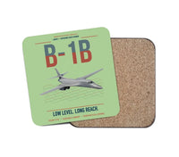 Thumbnail for B-1B Lancer design on light green 1 piece coaster